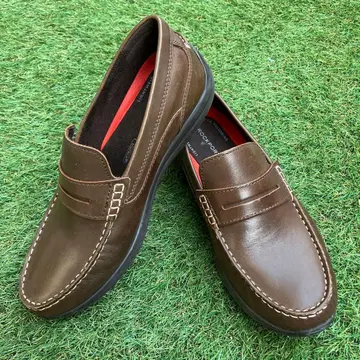 [새상품급] ROCKPORT 락포트 가죽 코인 로퍼 브라운