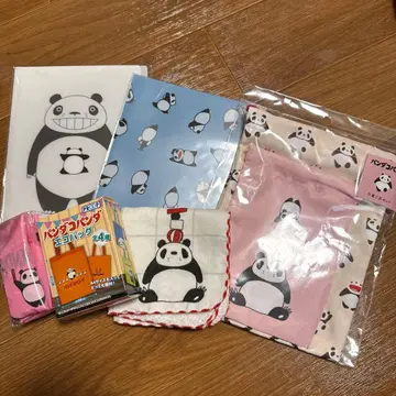 지브리 팬더코팬더 복조리 손수건 클리어 파일 에코백