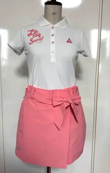 쿨 소재 의류 상하의 셋업 S 사이즈 골프웨어 르꼬끄 데상트