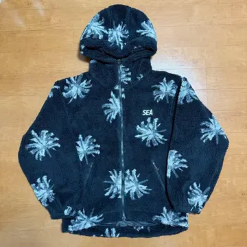 WIND AND SEA Palm Tree Fleece Flzp Parka