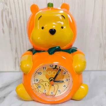 디즈니 곰돌이 푸 호박 호박 탁상 알람 시계