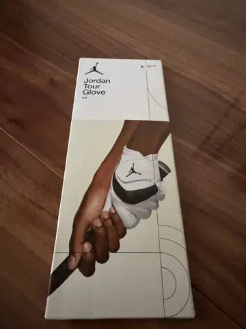 조던 투어 글러브 화이트/블랙 S 사이즈