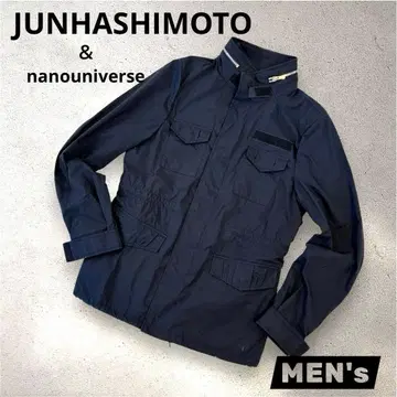 [새상품급] 하시모토 준 M65 밀리터리 자켓 블랙 나노 유니버스