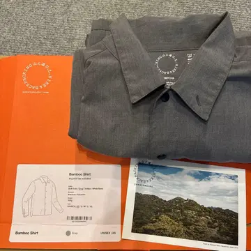 야마토미치 Bamboo Shirt 셔츠 GLAY XS 그레이