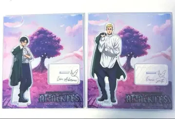 진격의 거인 ATTACK FES 아크릴 스탠드 리바이 엘빈