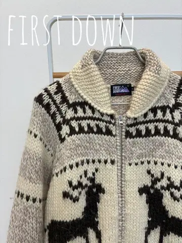 FIRST DOWN 코위찬 니트