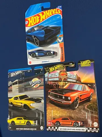 미니카 핫휠 머스탱 2대 외