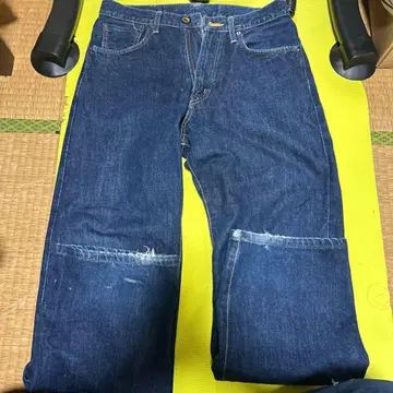 EDWIN 505 스트레이트 청바지 30x34 다크 블루