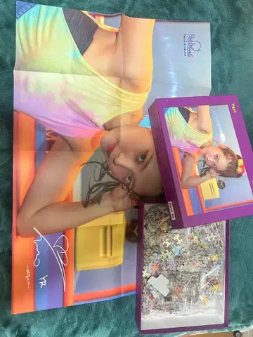 redvelvet 예리 1000 공식 굿즈 피스 퍼즐과 포스터 세트