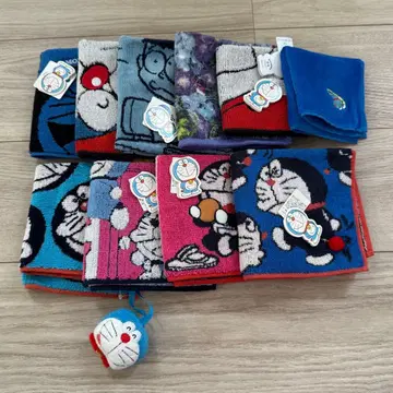 [묶음 판매 10점] 미사용 새상품 도라에몽 타월 손수건