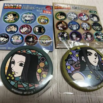 HUNTER x HUNTER 이르미 캔 배지 2종