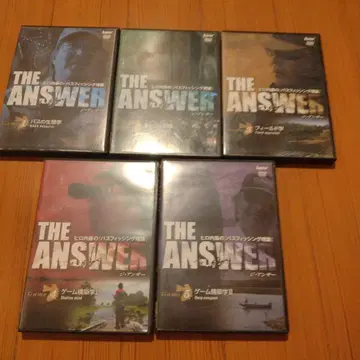 THE ANSWER 배스 낚시 DVD 5장 세트