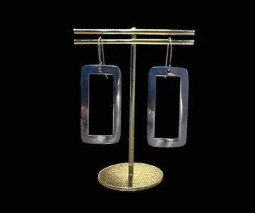 멕시칸 실버 925 스퀘어 스윙 귀걸이