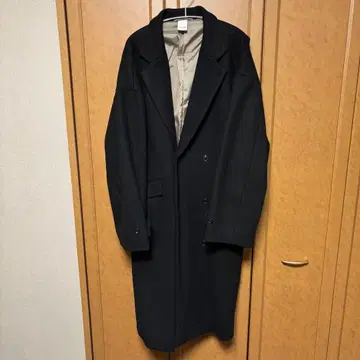 캐스퍼 존 casper john 멜톤 더블 체스터 코트