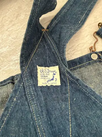 orSlow 데님 오버롤 사이즈 2