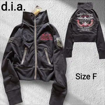 미사용 새상품 d.i.a. Y2K 자수 집업 자켓 와이어