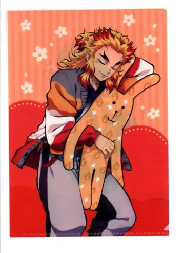 애니플렉스 귀멸의 칼날 x CRAFTHOLIC 렌고쿠 쿄쥬로 클리어 파일