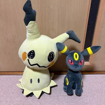 미미큐와 블래키 봉제 인형 세트