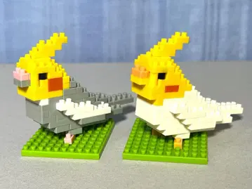 나노블록 오카메앵무 2종 (조립 완료품) Cockatiel [ 한정품 ]