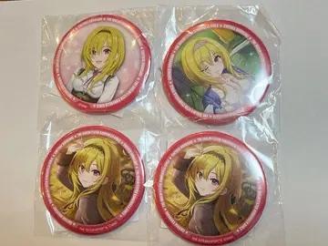 아이돌 마스터 복권 캔뱃지 쿠로사키 치토세 4개 신데렐라 걸스