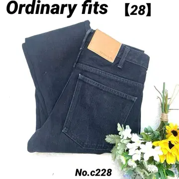 오디너리핏츠 Ordinary fits w28 블랙 일본제 스키니