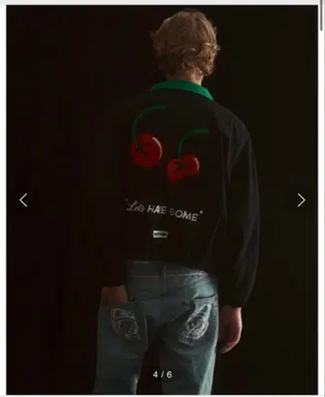 ICECREAM ZIP UP BLOUSON WITH BADGE