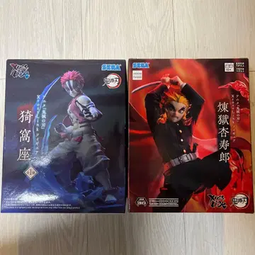 귀멸의 칼날 피규어 세트 아카자 렌고쿠 쿄쥬로