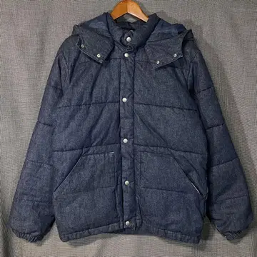 레어 DENIME 인슐레이션 충전솜 자켓 후드 탈부착 드님