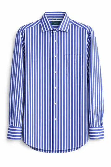 GITMAN VINTAGE 스트라이프 셔츠 16 1/2 블루