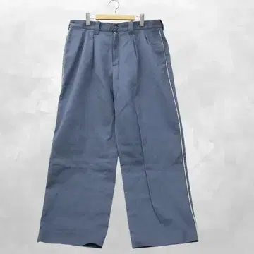 칼리 CALEE 사이드 라인 턱 트라우저 치노 팬츠 XL