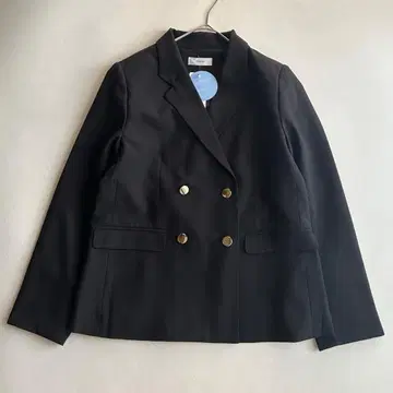 미사용 ITS'DEMO 이츠데모 테일러드 자켓 골드 버튼 블랙