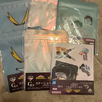 제일복권 나의 히어로 아카데미아 G상 문구 세트 6개