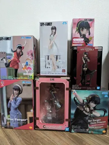 미개봉 SPY x FAMILY 요르 포저 피규어 7개 세트