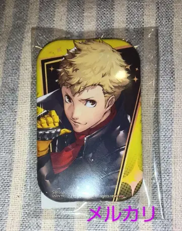 페르소나5 더 로얄 스텔라워스 특전 캔뱃지 사카모토 류지 PERSONA5