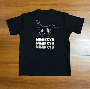 미미큐 T셔츠 포켓몬 블랙 L사이즈
