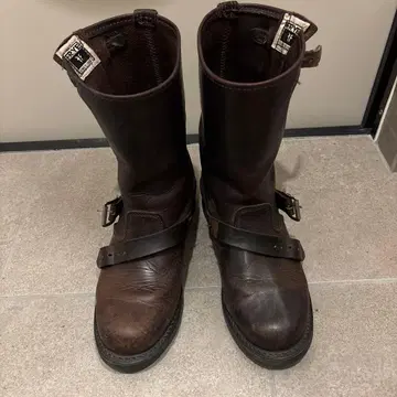 다크 브라운 엔지니어 부츠