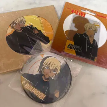 대만 1세트 한정 명탐정 코난 아무로 세트 캔뱃지 코스터 IC 카드