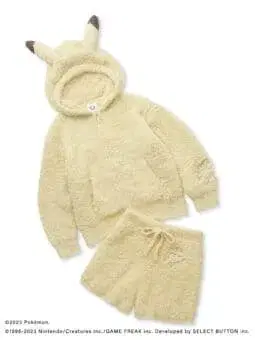 [완판템*새상품] 포켓몬 슬립 x 젤라토 피카츄 후드티&팬츠