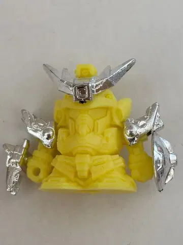 건담 지우개 SD 건담 R 쉔롱 건담 노랑 은색 도금