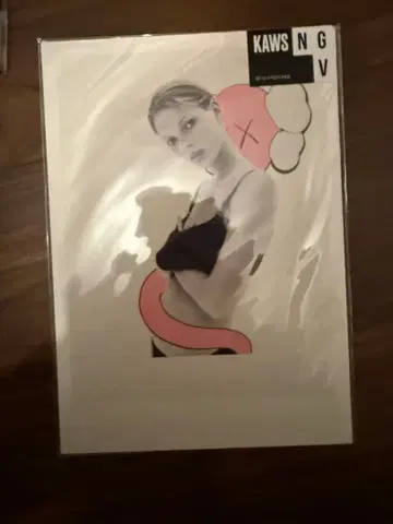 KAWS x KATE MOSS NGV 엽서 세트