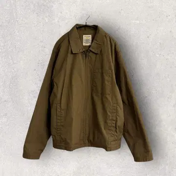 00s 올드 갭 집업 블루종 자켓 브라운 S
