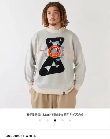 F.A.T. SUIKO WARP 크루 니트