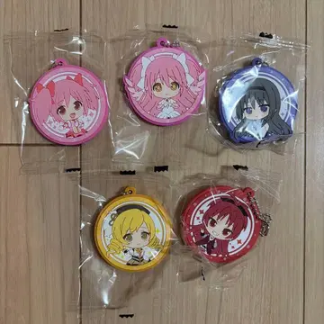 마마마 캡슐 러버 키링 5세트