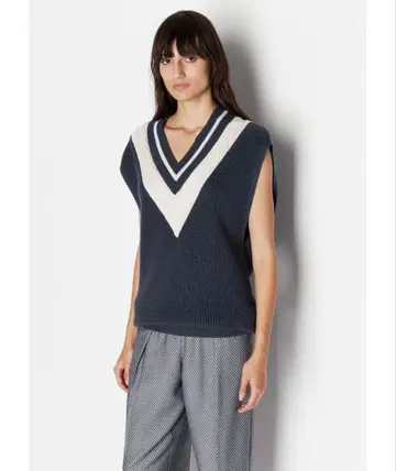 아르마니 익스체인지 ARMANI V넥 니트 베스트