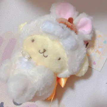폼폼푸딩 이스터 토끼 마스코트 봉제 인형