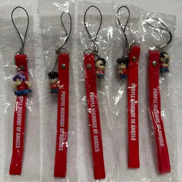 쇼난 폭주족 핸드폰 스트랩 5개 세트 초 레어템