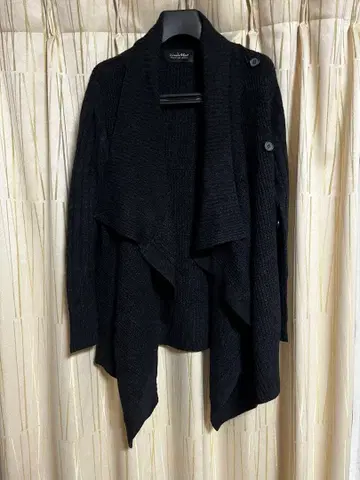 TORNADO MART 니트 가디건 블랙