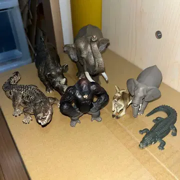 슐라이히 코끼리 악어 코뿔소 묶음 판매