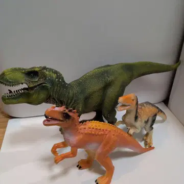공룡 피규어 3체 세트 티라노사우루스