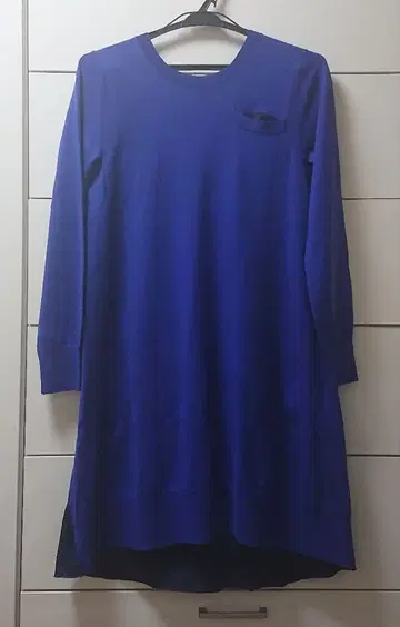 새상품 sacai luck 블루 니트 원피스 튜닉